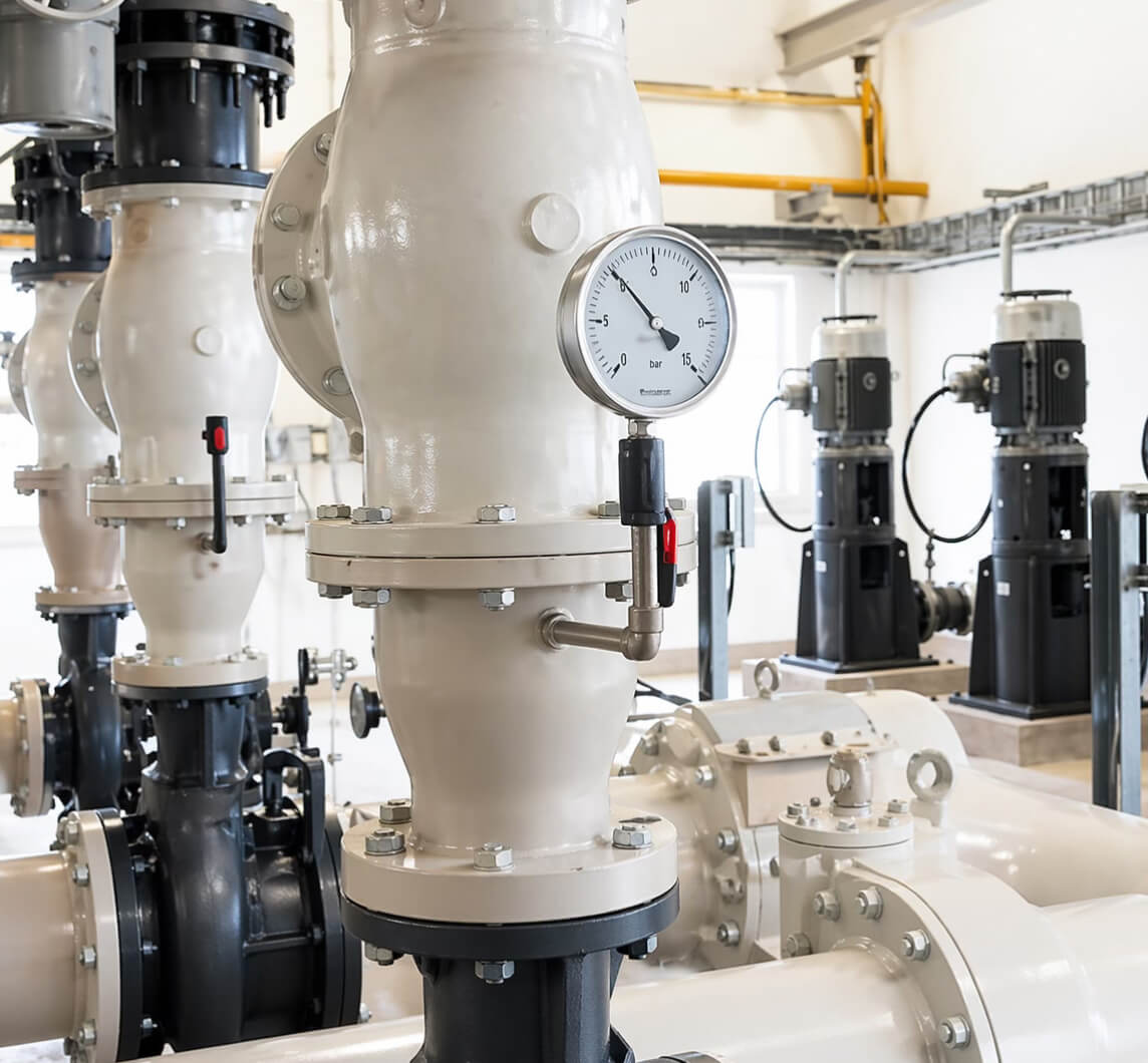 Ash Water Recirculation System Meter Image