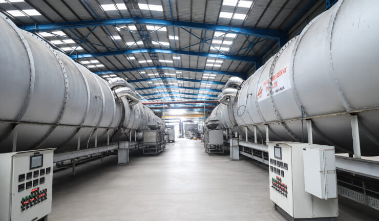 Reactor in Waste to Green Coal facility