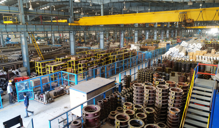 Storage Area for Raw Castings